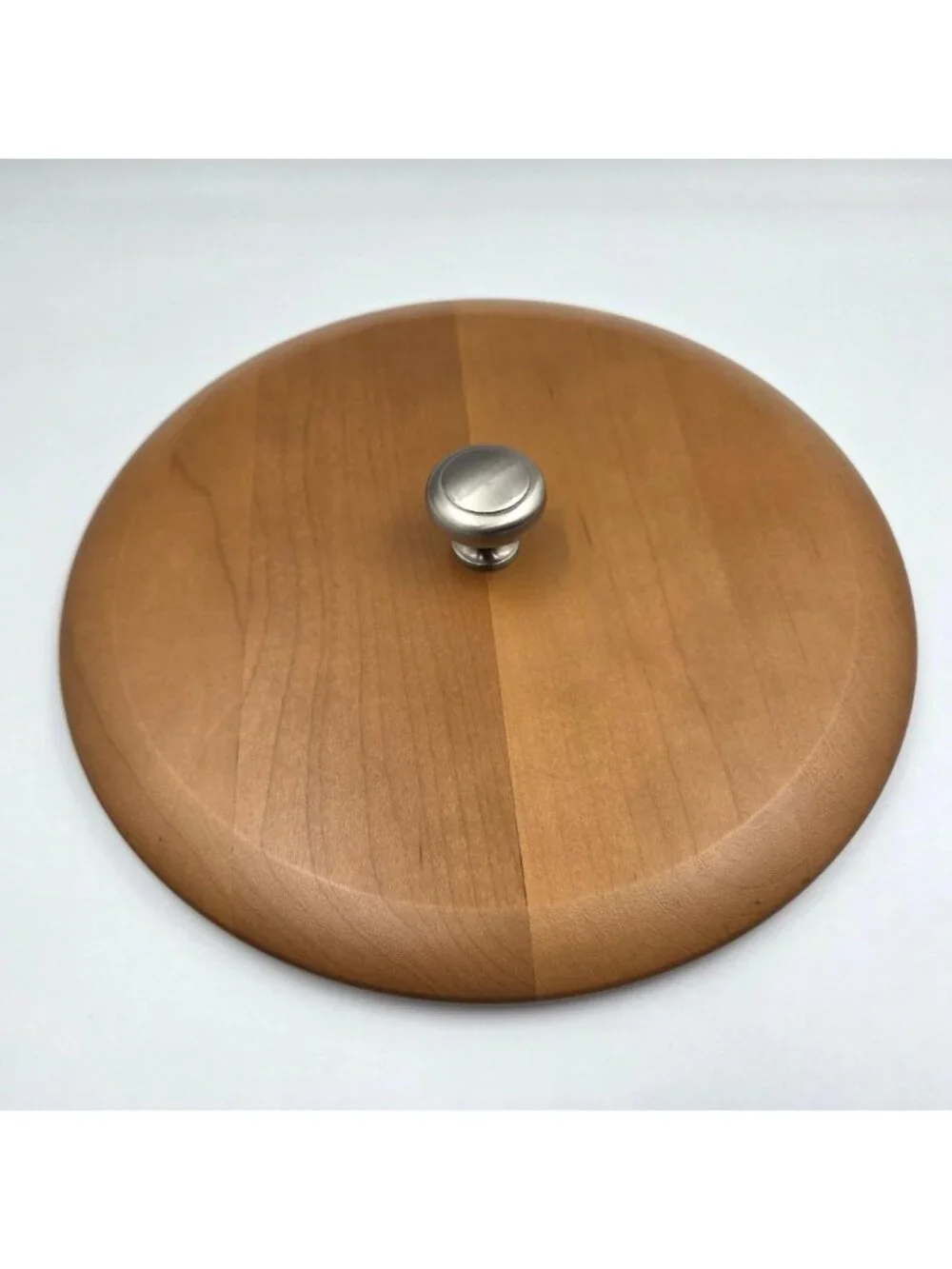Longaberger Woodcrafts Ice Bucket Lid #50842 Warm Brown 9